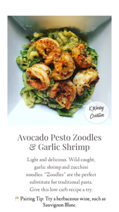 Avocado Pesto Zoodles Recipe