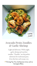 Load image into Gallery viewer, Avocado Pesto Zoodles Recipe